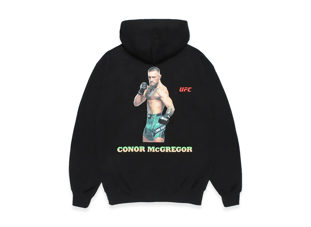 WACKO MARIA x UFC Heavy Weight Zip Hooded Sweat Shirt "Black"
