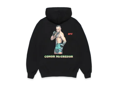 WACKO MARIA x UFC Heavy Weight Zip Hooded Sweat Shirt "Black"