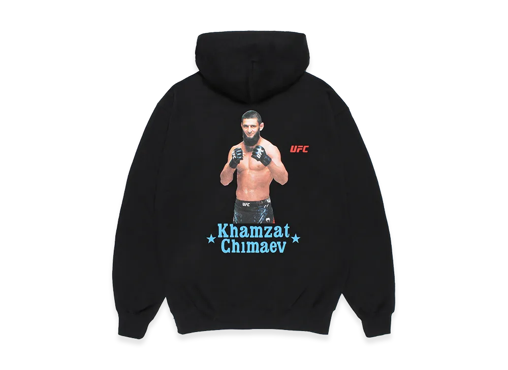 WACKO MARIA x UFC Heavy Weight Zip Hooded Sweat Shirt "Black"
