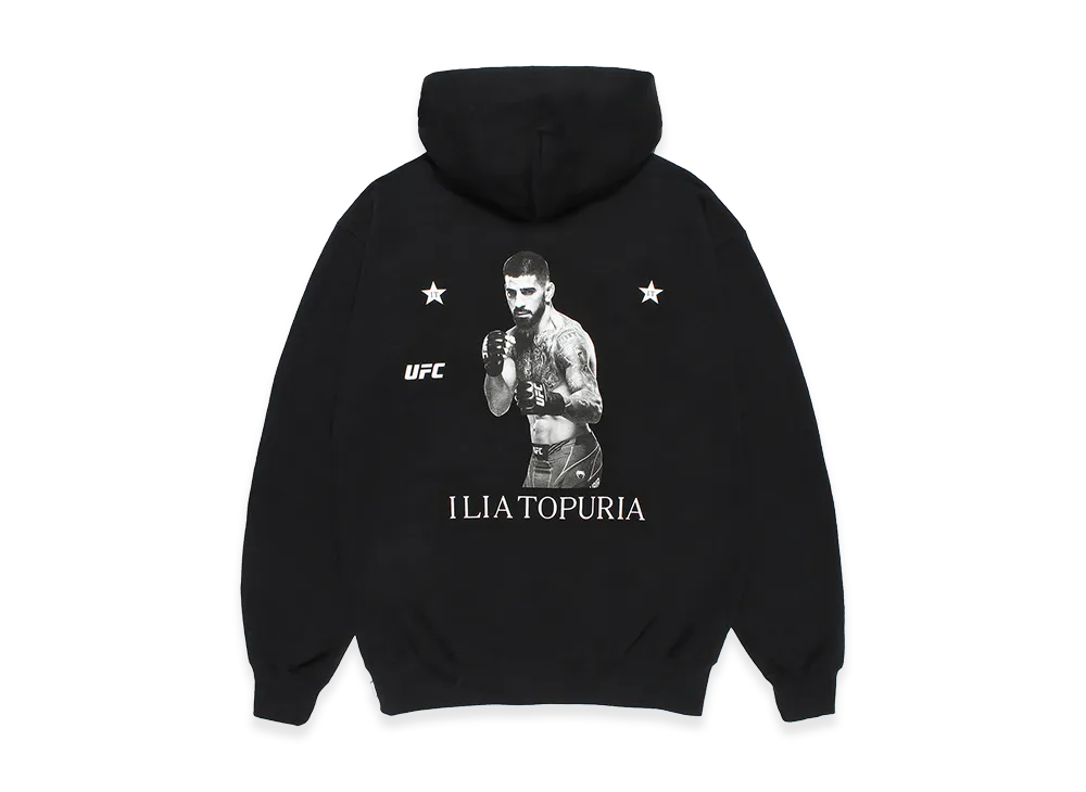 WACKO MARIA x UFC Heavy Weight Zip Hooded Sweat Shirt "Black"