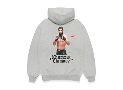 WACKO MARIA x UFC Heavy Weight Zip Hooded Sweat Shirt "Gray"