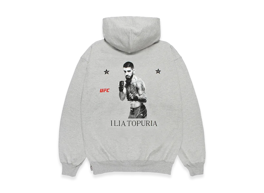 WACKO MARIA x UFC Heavy Weight Zip Hooded Sweat Shirt "Gray"