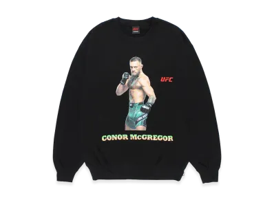 WACKO MARIA x UFC Heavy Weight Sweat Shirt "Black"