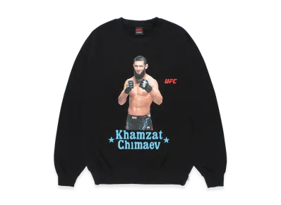 WACKO MARIA x UFC Heavy Weight Sweat Shirt "Black"