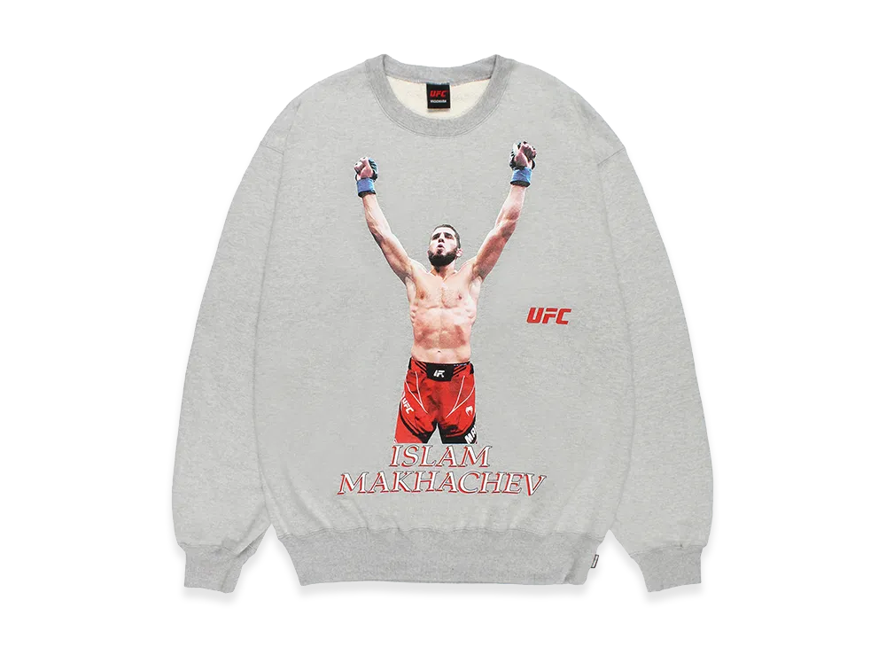 WACKO MARIA x UFC Heavy Weight Sweat Shirt "Gray"
