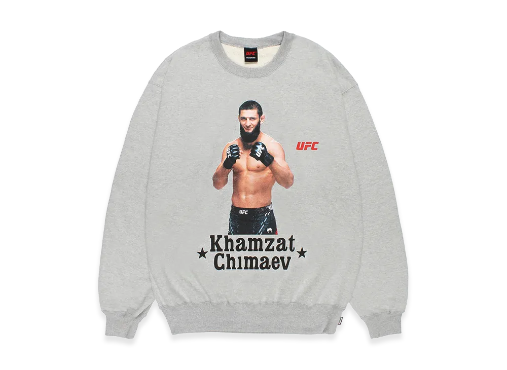 WACKO MARIA x UFC Heavy Weight Sweat Shirt "Gray"