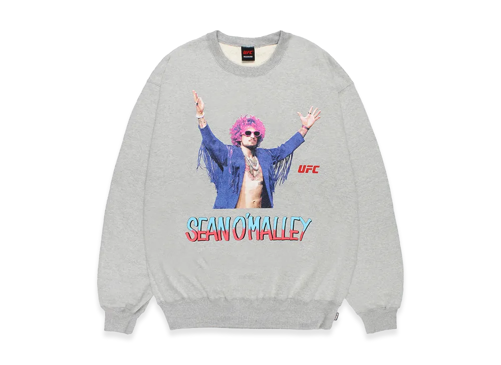 WACKO MARIA x UFC Heavy Weight Sweat Shirt "Gray"