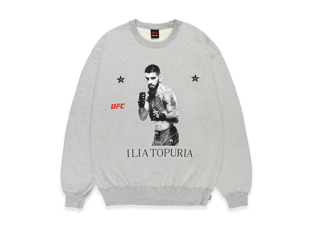 WACKO MARIA x UFC Heavy Weight Sweat Shirt "Gray"