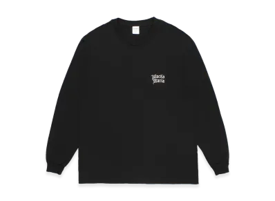 WACKO MARIA Washed Heavy Weight Long Sleeve T-Shirt "Black"