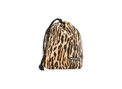 WACKO MARIA Velvet Drawstring Bag "Beige"