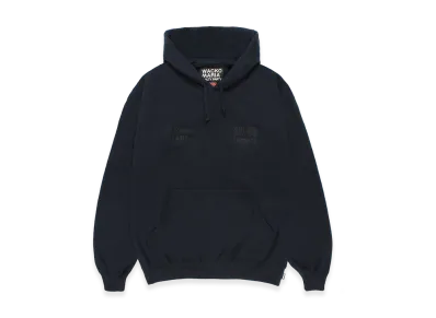 WACKO MARIA Death Row Records / Heavy Weight Hooded Sweat Shirt "Navy"