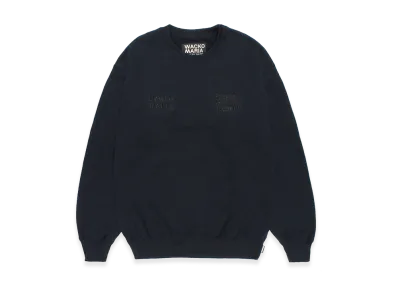WACKO MARIA Death Row Records / Heavy Weight Sweat Shirt "Navy"