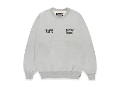 WACKO MARIA Death Row Records / Heavy Weight Sweat Shirt "Gray"