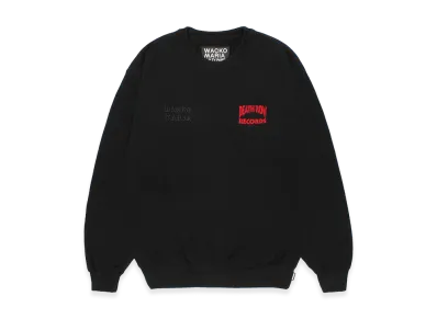 WACKO MARIA Death Row Records / Heavy Weight Sweat Shirt "Black"