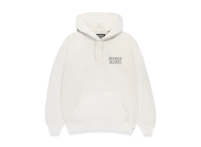 WACKO MARIA Washed Heavy Weight Hooded Sweat Shirt "Ivory"