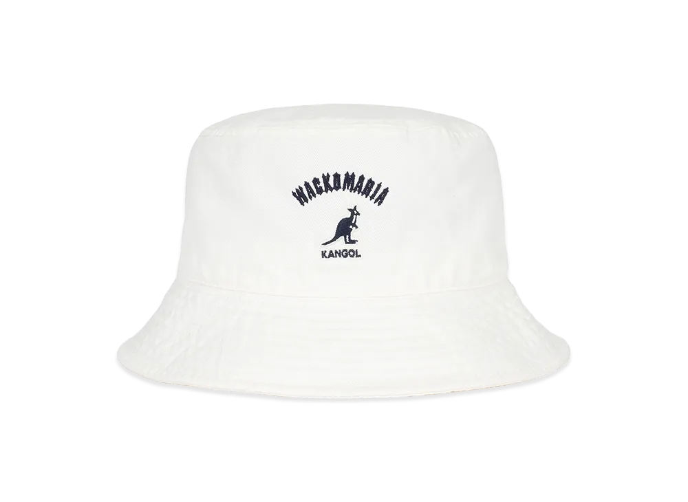WACKO MARIA x Kangol Washed Bucket Hat "White"
