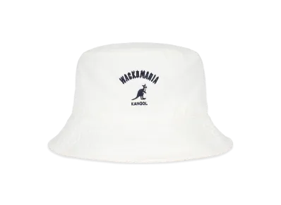 WACKO MARIA x Kangol Washed Bucket Hat "White"