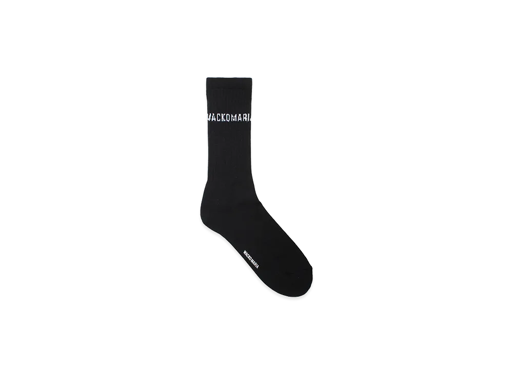 WACKO MARIA Sports Socks "Black/White"