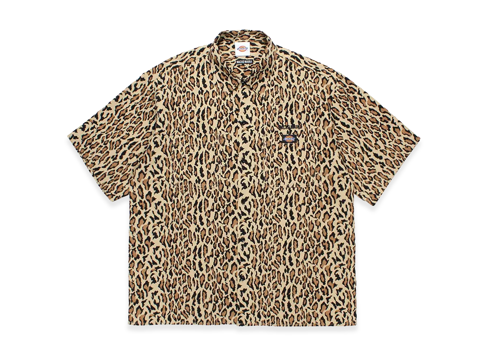 WACKO MARIA x Dickies Leopard Work Shirt "Beige"