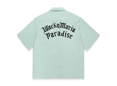 WACKO MARIA 50's Open Collar Shirt "Light Green"