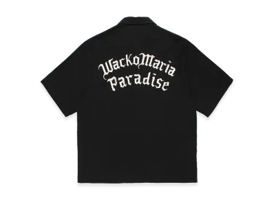 WACKO MARIA 50's Open Collar Shirt "Black"