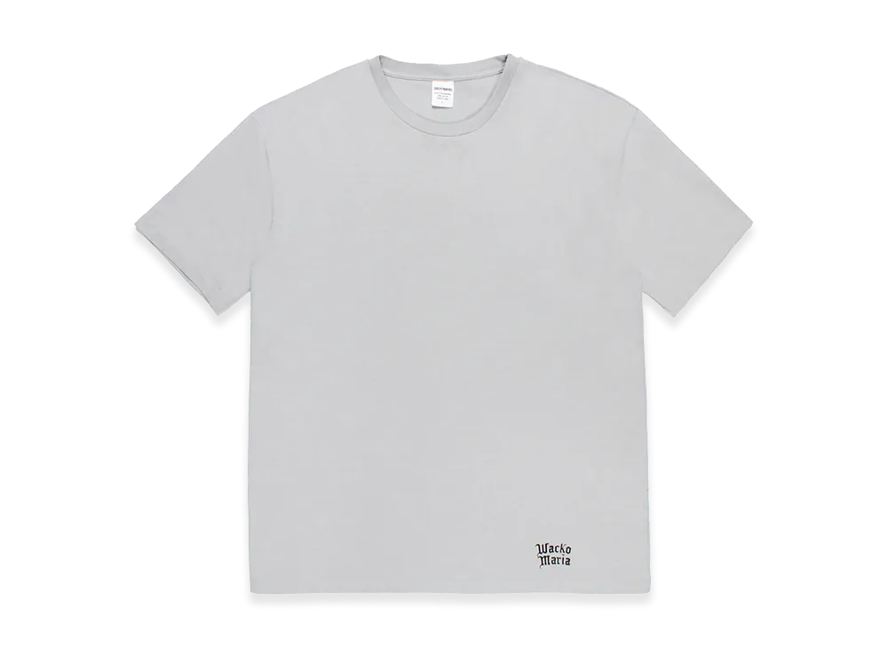 WACKO MARIA Washed Heavy Weight Color T-Shirt "Gray"