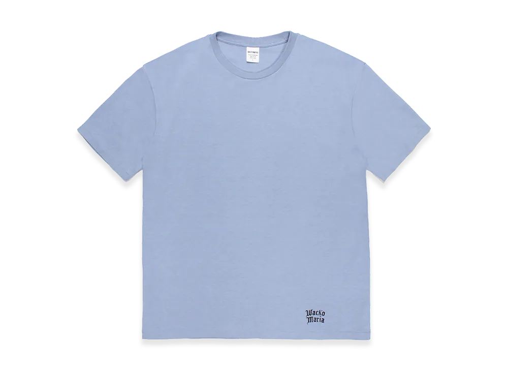WACKO MARIA Washed Heavy Weight Color T-Shirt "Purple"
