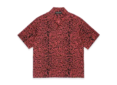 WACKO MARIA Leopard Hawaiian Shirt "Red"