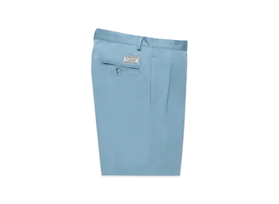 WACKO MARIA x Solbiati Double Pleated Short Trousers "Blue"