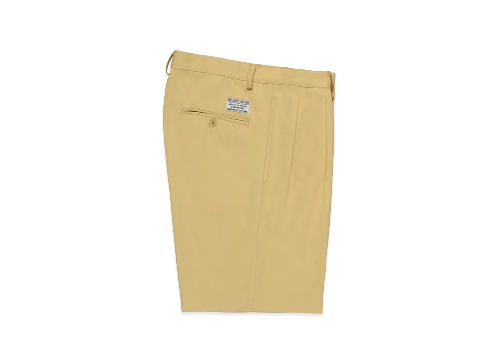WACKO MARIA x Solbiati Double Pleated Short Trousers "Yellow"
