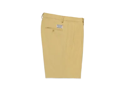 WACKO MARIA x Solbiati Double Pleated Short Trousers "Yellow"