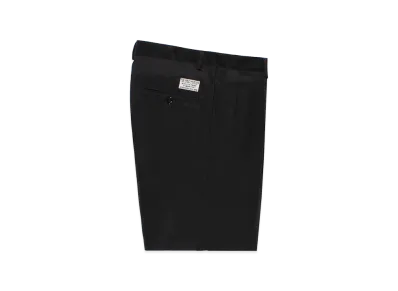 WACKO MARIA x Solbiati Double Pleated Short Trousers "Black"