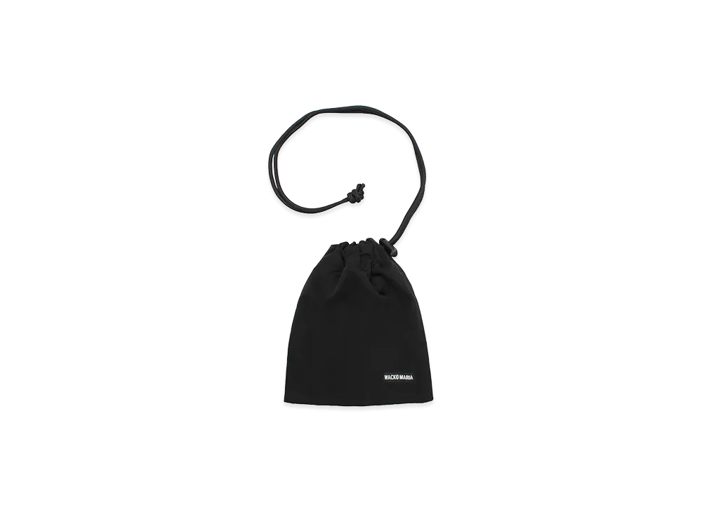 WACKO MARIA Drawstring Bag "Black"