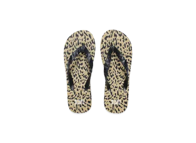 WACKO MARIA x Hayn Leopard Beach Sandals "Brown"