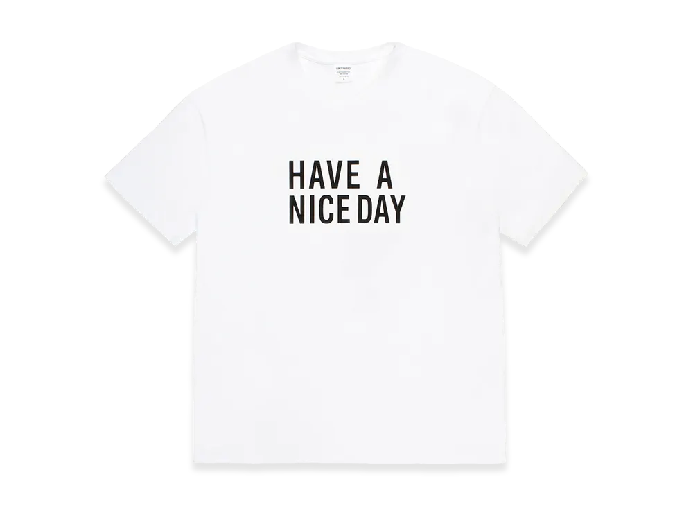 WACKO MARIA Washed Heavy Weight T-Shirt "White"