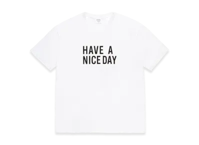 WACKO MARIA Washed Heavy Weight T-Shirt "White"