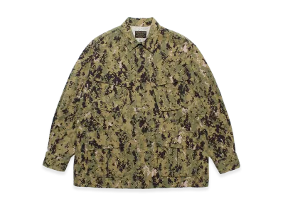 WACKO MARIA Digital Camo Fatigue Jacket "Khaki"