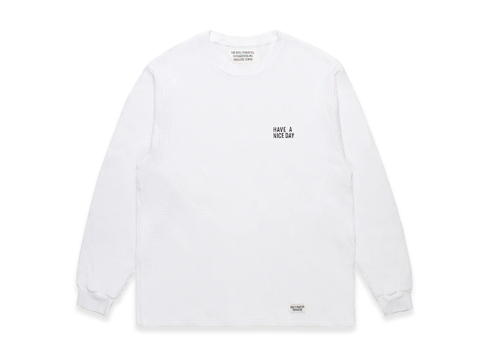 WACKO MARIA Thermal Shirt "White"