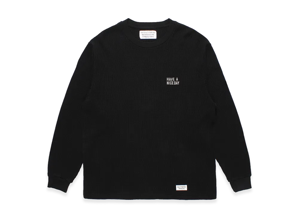 WACKO MARIA Thermal Shirt "Black"