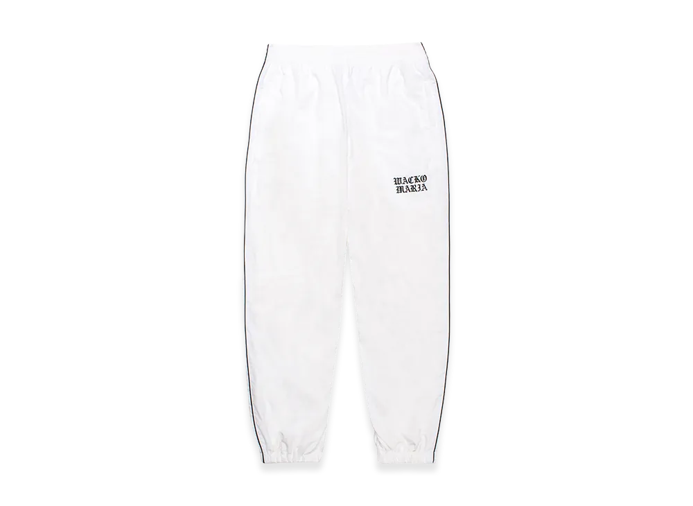 WACKO MARIA Track Pants "White/Black"