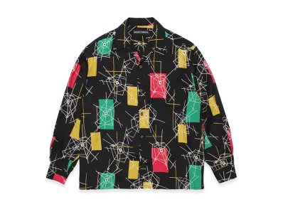 WACKO MARIA Hawaiian Shirt "Black/Pink"