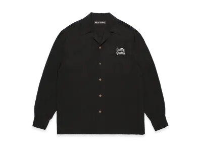 WACKO MARIA 50's Open Collar Shirt "Charcoal"