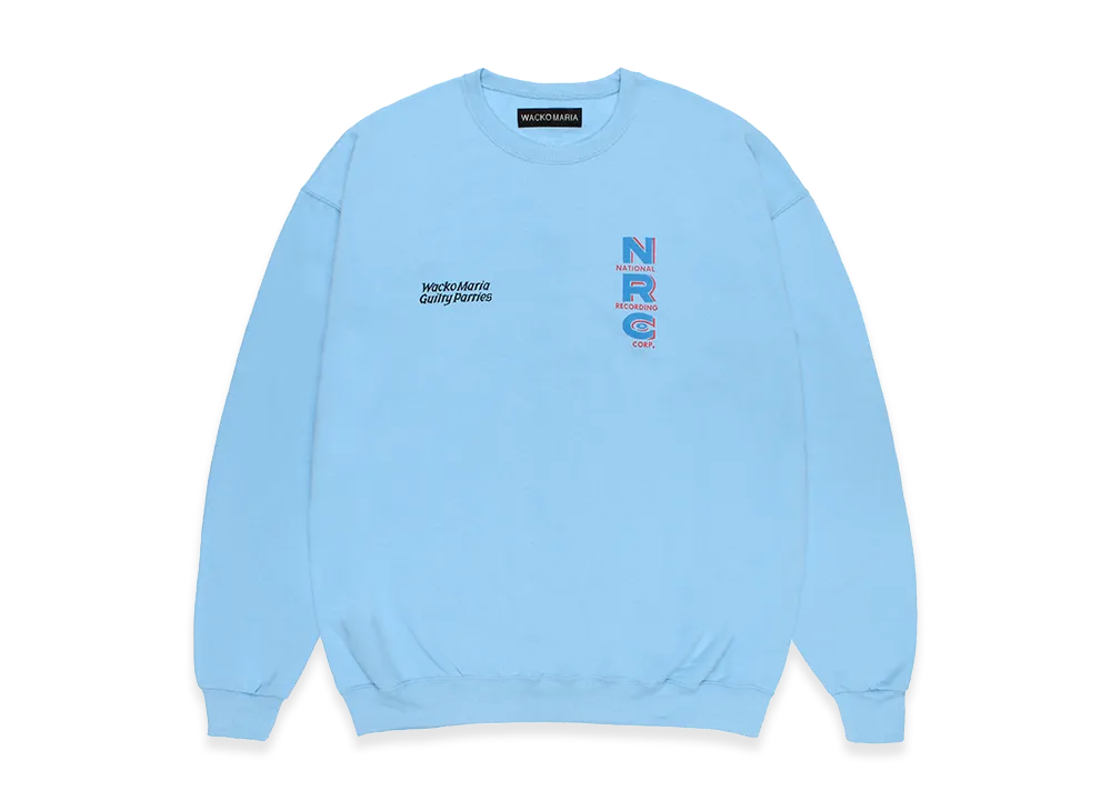 WACKO MARIA Sweat Shirt "Light Blue"