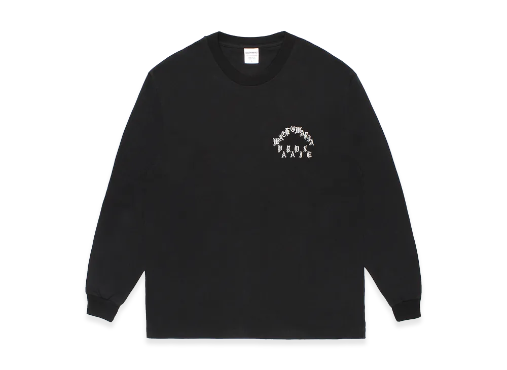 WACKO MARIA Washed Heavy Weight Long Sleeve T-Shirt "Black"