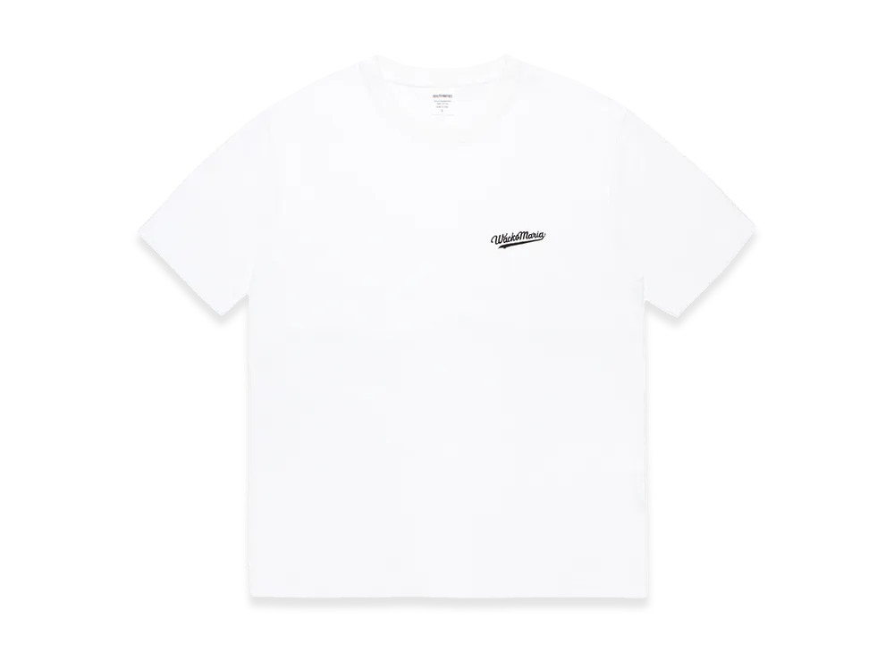 WACKO MARIA Washed Heavy Weight T-Shirt "White"
