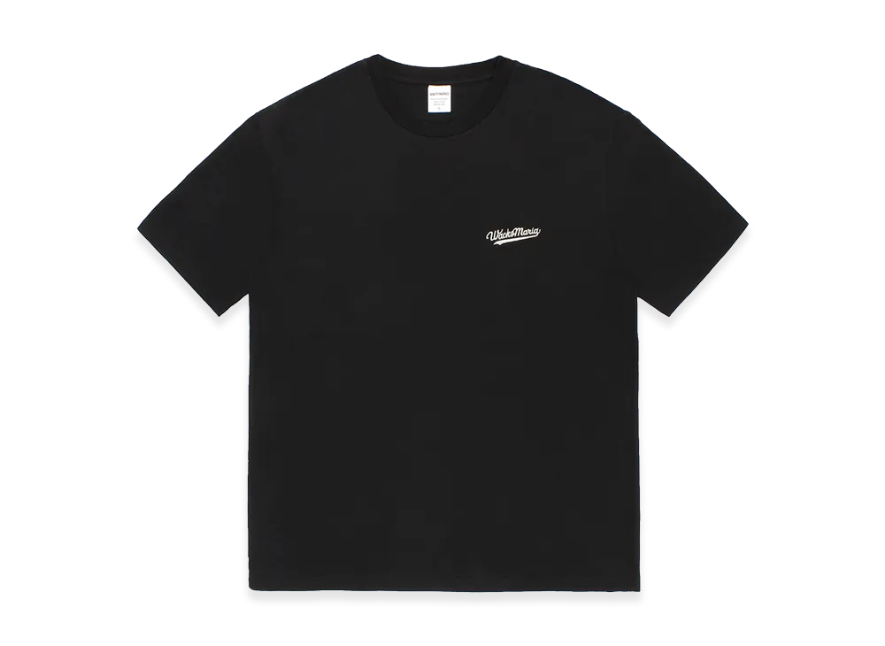 WACKO MARIA Washed Heavy Weight T-Shirt "Black"
