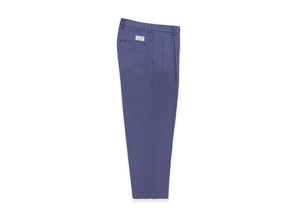 WACKO MARIA Double Pleated Chino Trousers "Purple"