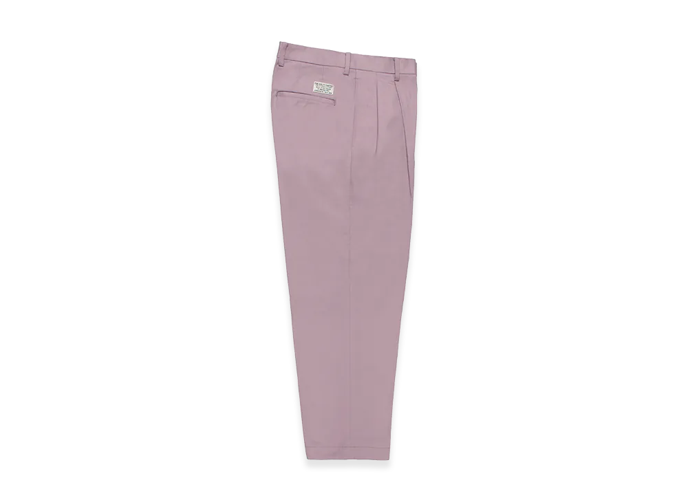 WACKO MARIA Double Pleated Chino Trousers "Light Purple"