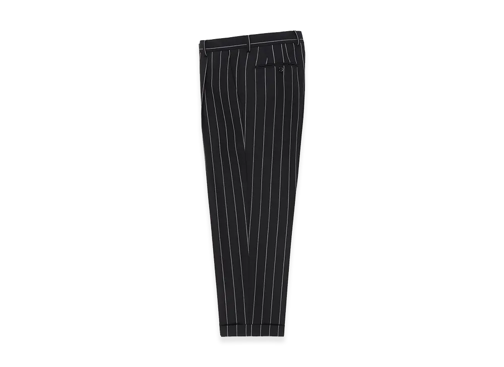 WACKO MARIA x Dormeuil Pleated Trousers (Type-2) "Stripe"