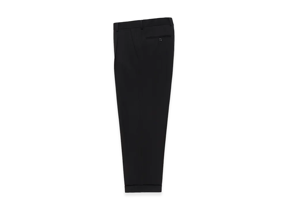 WACKO MARIA x Dormeuil Pleated Trousers (Type-2) "Black"